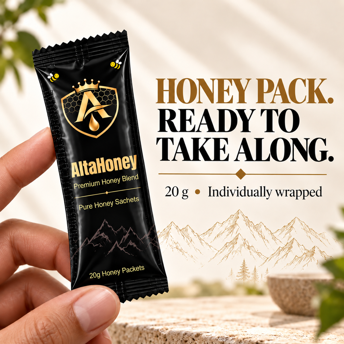 Alta Honey - For Men (Black Sachet)